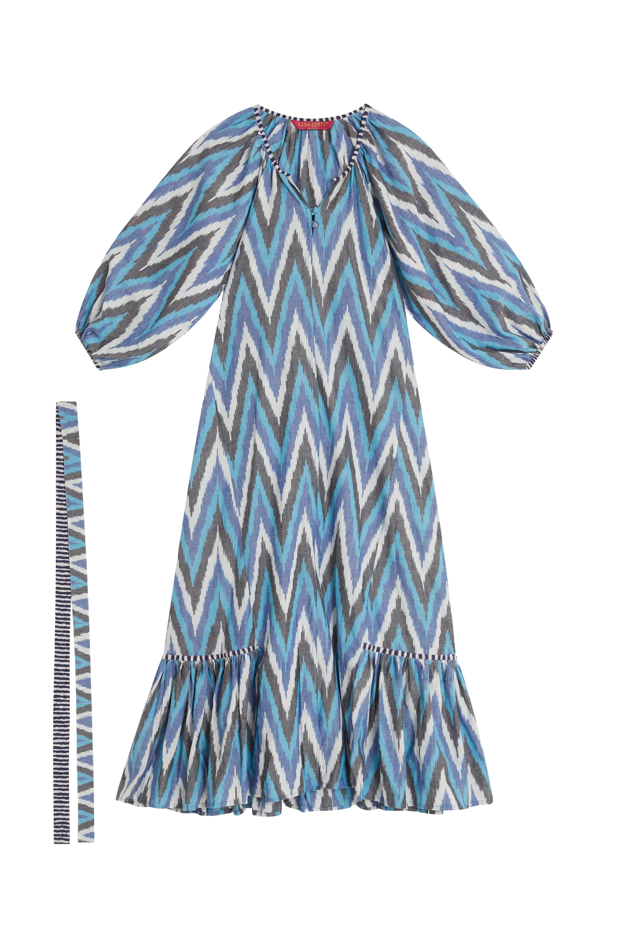 Mandili long cotton dress - Neutral