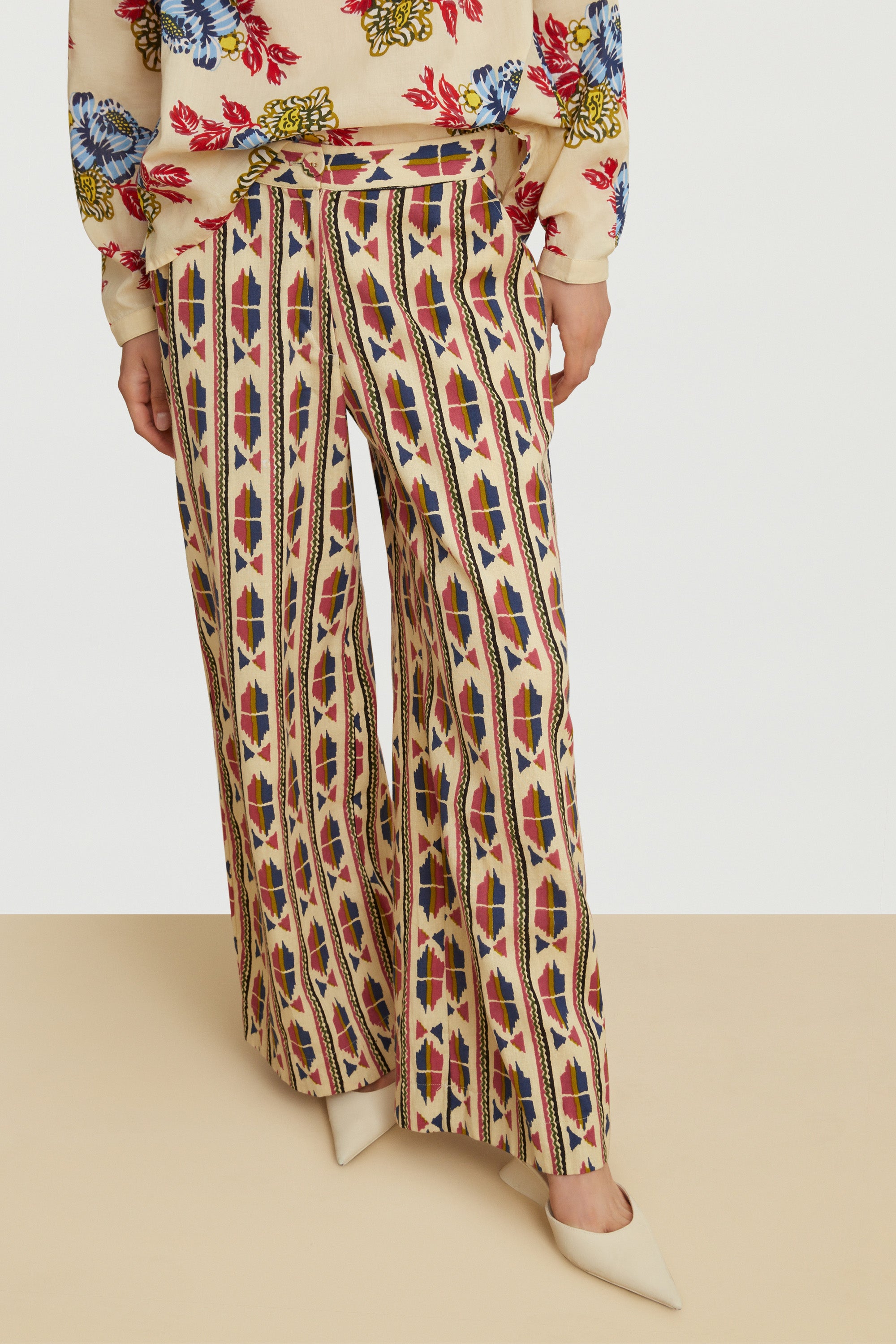 RECO PRIX : 115 // Myanmar Pant Amer Ikat Blue