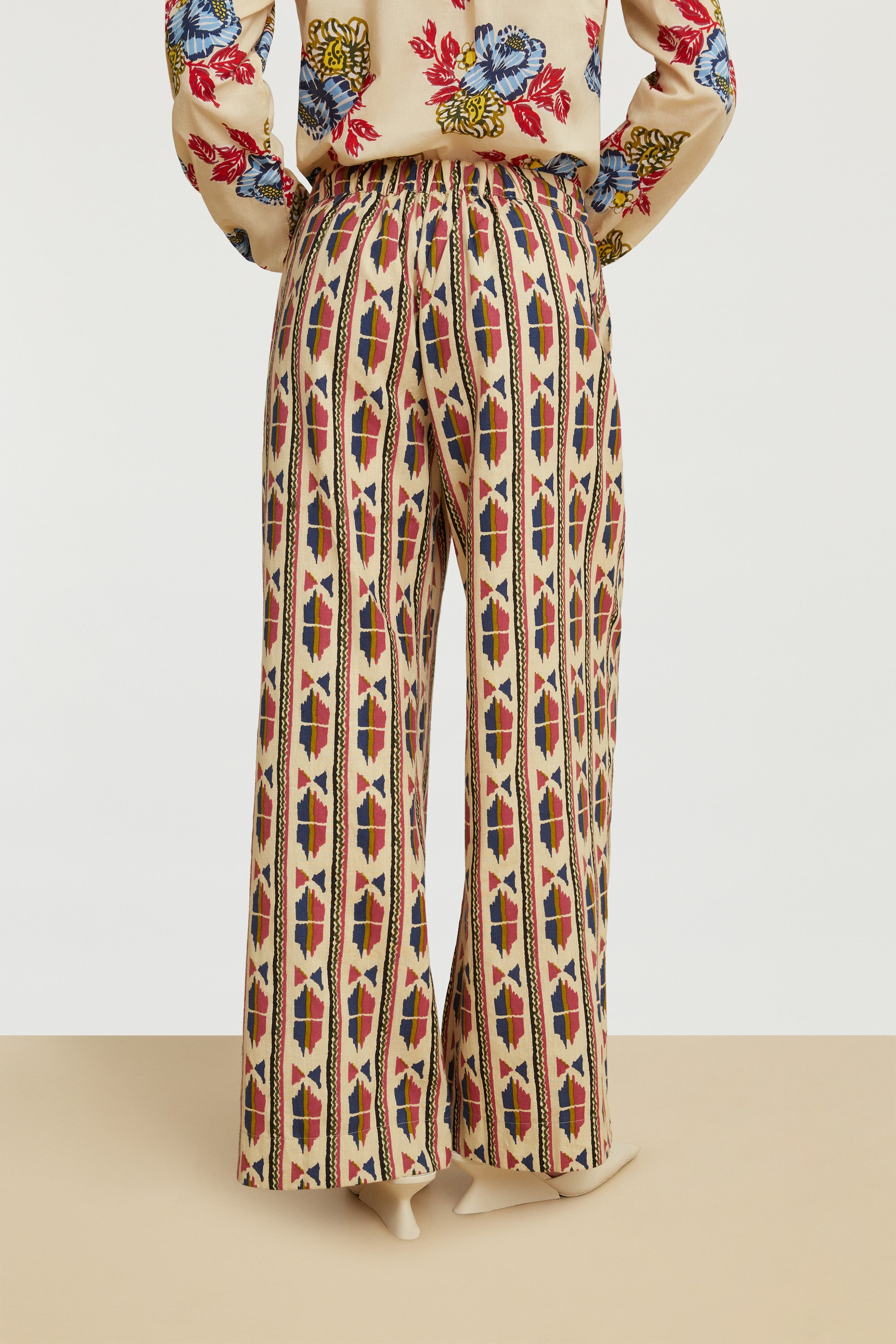 RECO PRIX : 115 // Myanmar Pant Amer Ikat Blue