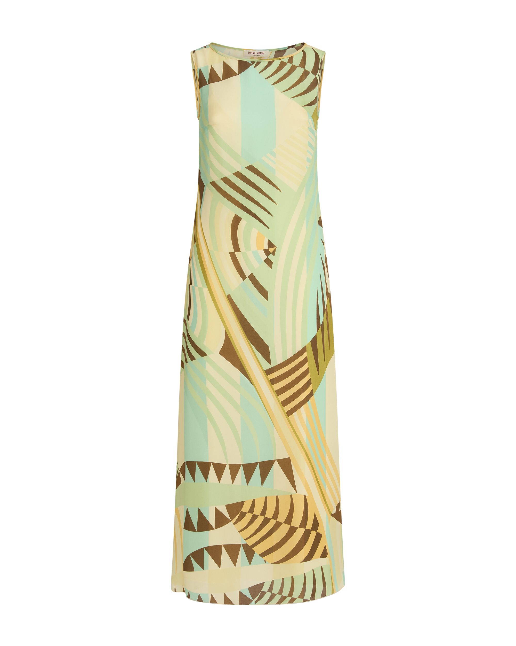 Indira silk maxi dress - Green