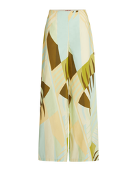 Stephan print trousers - Green