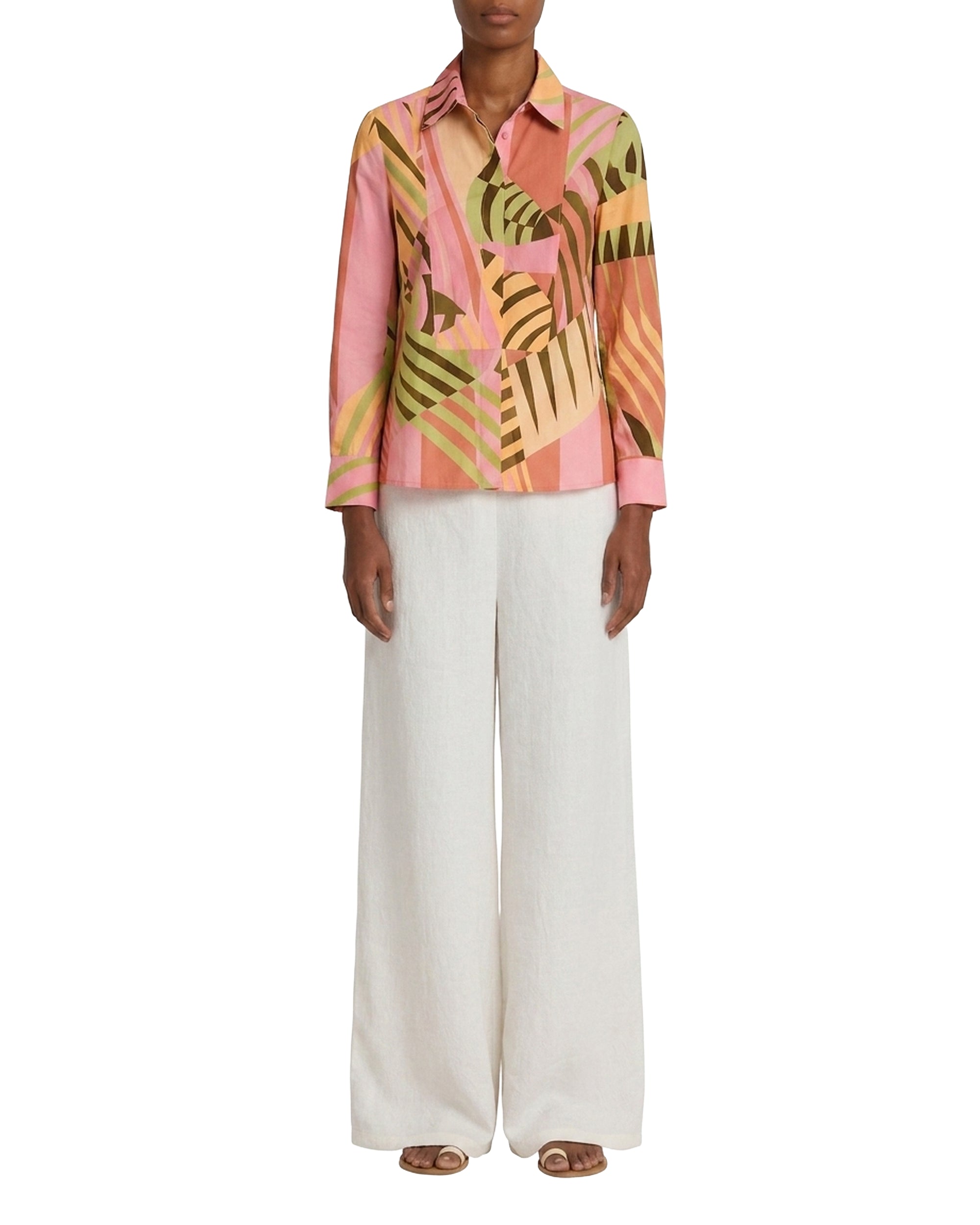 Blouse Cassandra à imprimé - Pink