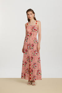 RECO PRIX : 115 // Pic Nic Dress Ortensietta Stripes Red