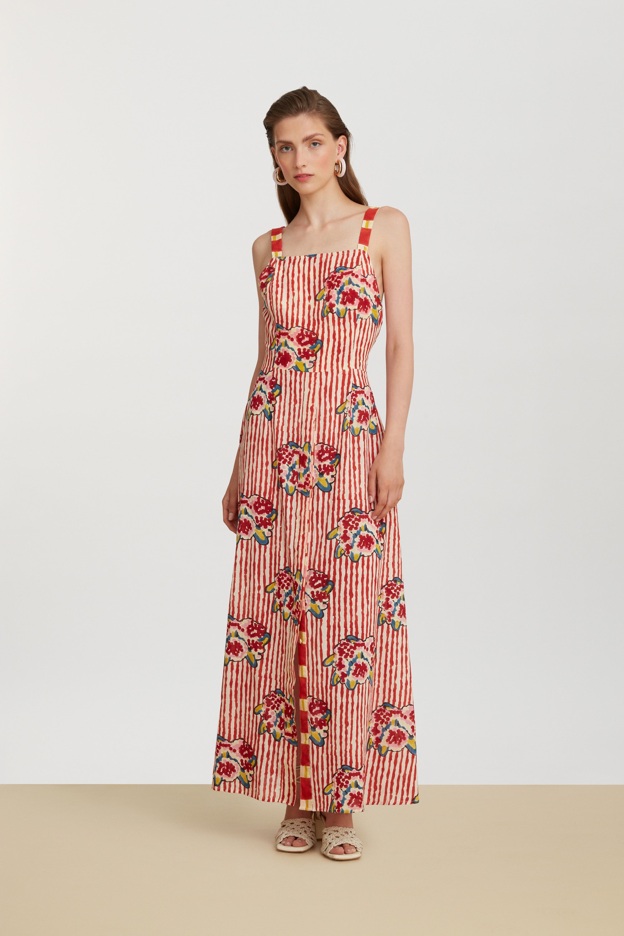 RECO PRIX : 115 // Pic Nic Dress Ortensietta Stripes Red