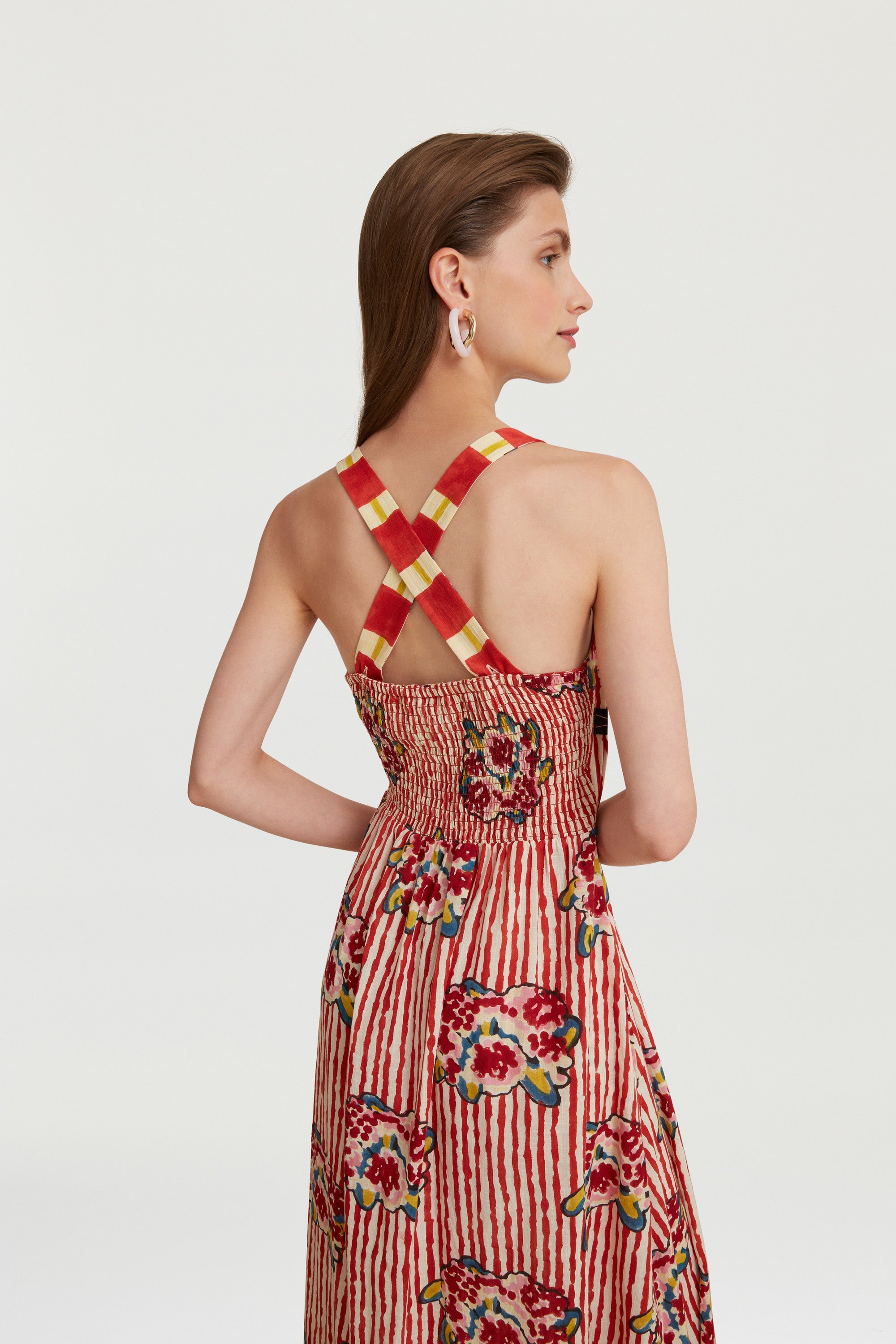 RECO PRIX : 115 // Pic Nic Dress Ortensietta Stripes Red