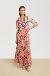 RECO PRIX : 115 // Pic Nic Dress Ortensietta Stripes Red