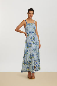 RECO PRIX : 115 // Pic Nic Dress Ortensietta Stripes Plumbago