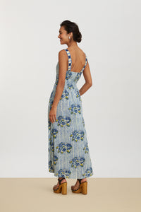 RECO PRIX : 115 // Pic Nic Dress Ortensietta Stripes Plumbago