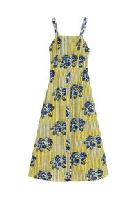 Pic Nic long cotton dress - Neutral