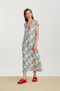 RECO PRIX : 130 // Plumeria Dress Missing Check Humayums Flower White