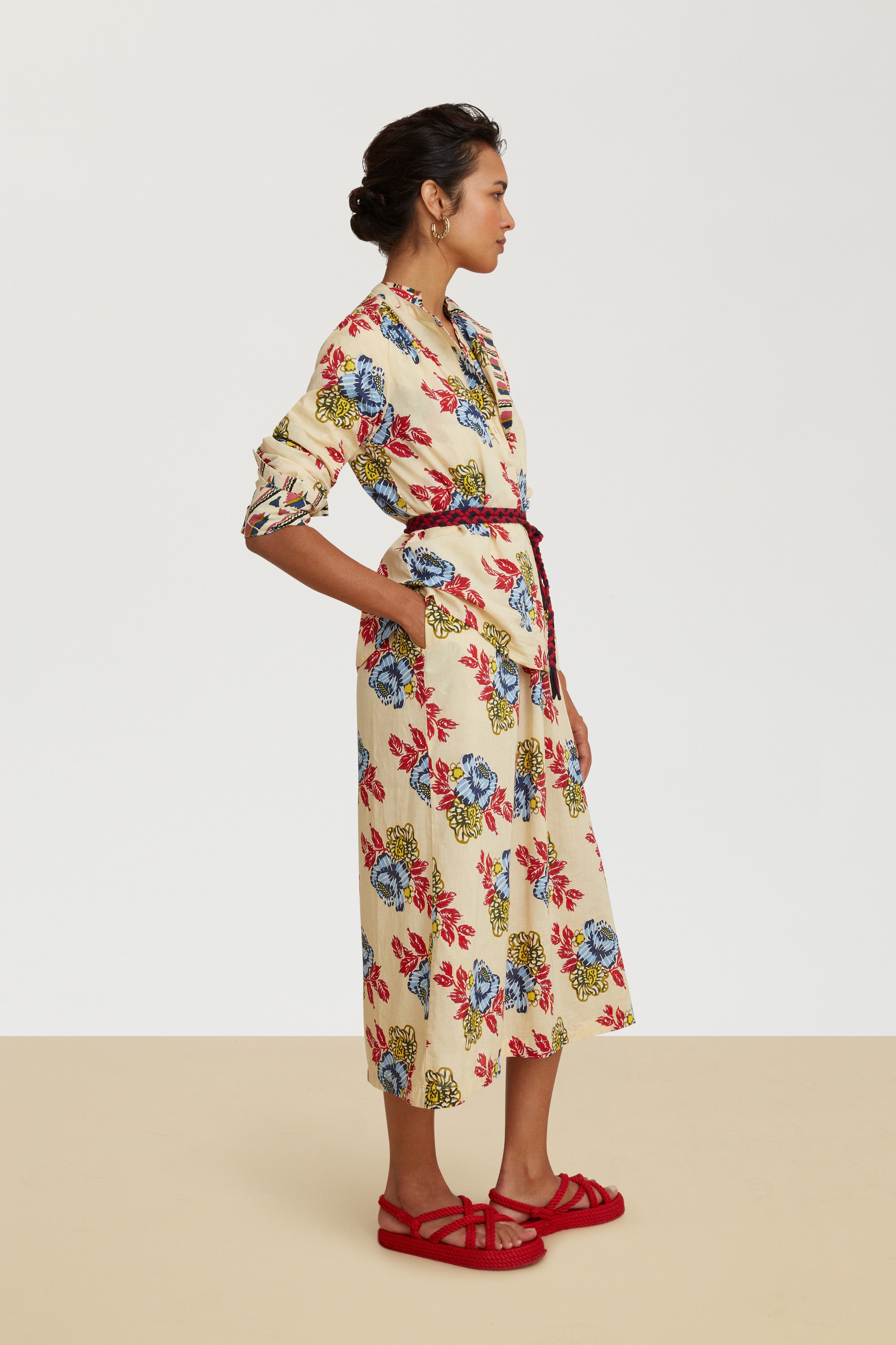 RECO PRIX : 135 // Radha Kaftan Amer Roses Cream