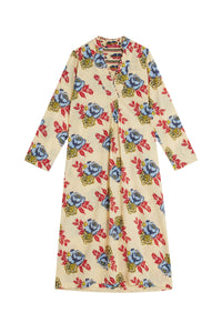 Radha cotton kaftan - Red