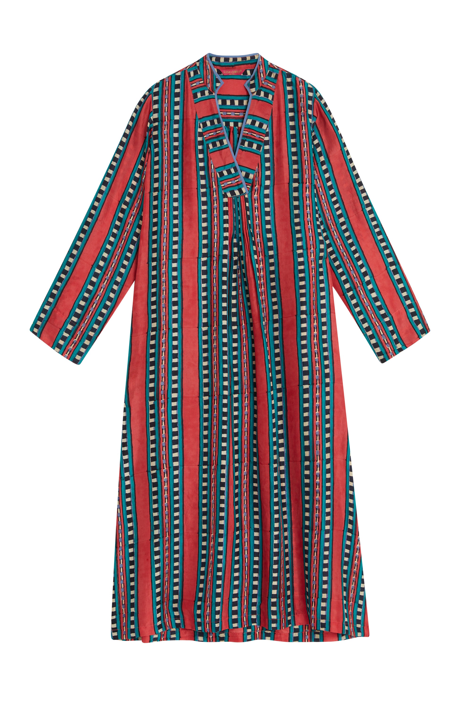 RECO PRIX : 265 // Radha Kaftan Aymara Stripes Geranium