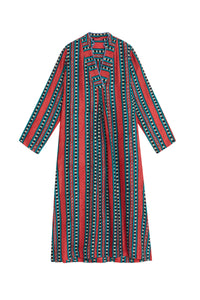 Radha silk kaftan - Neutral