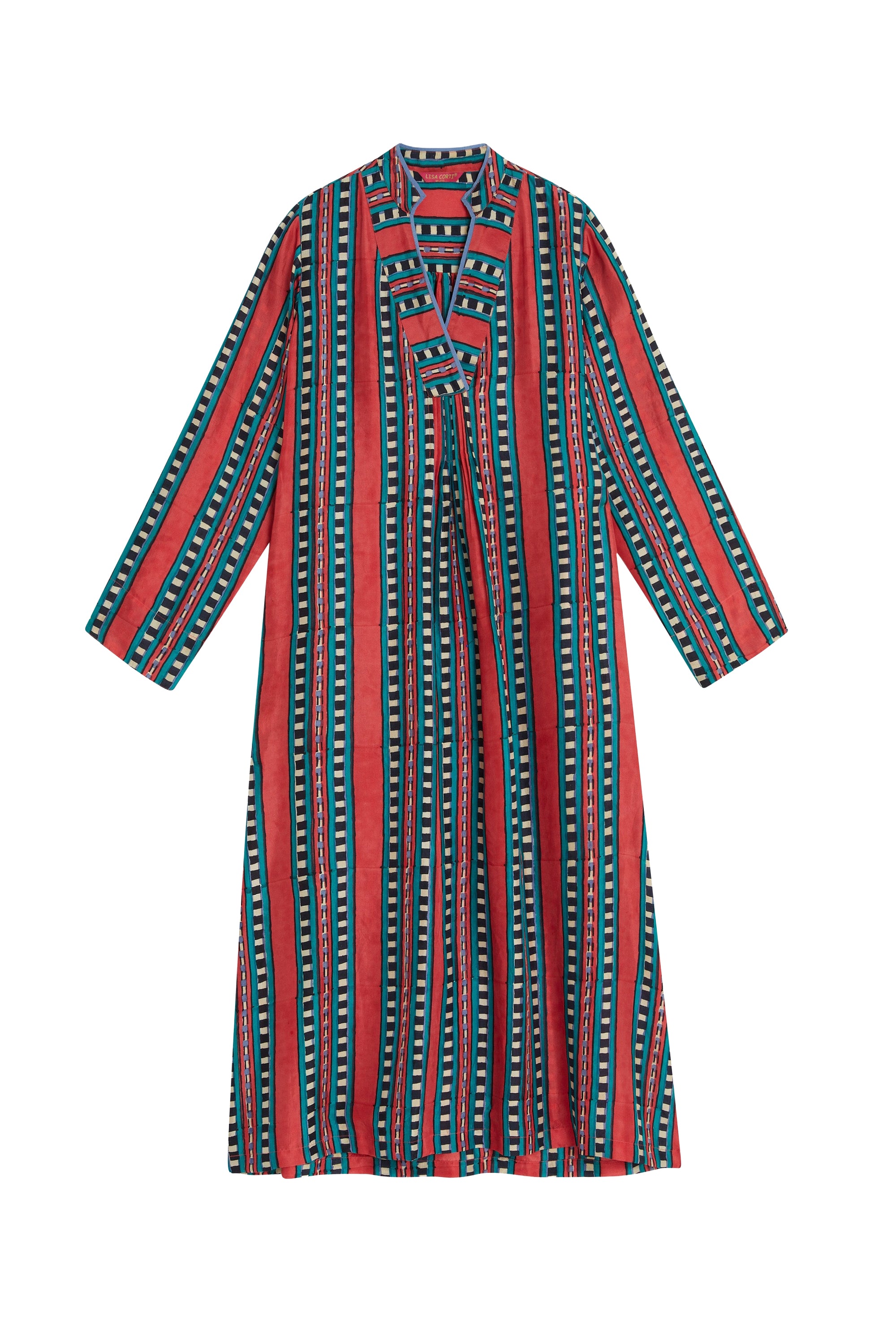 Radha silk kaftan - Neutral