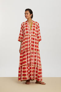 RECO PRIX : 162,5 // Rambagh Dress Chess Red