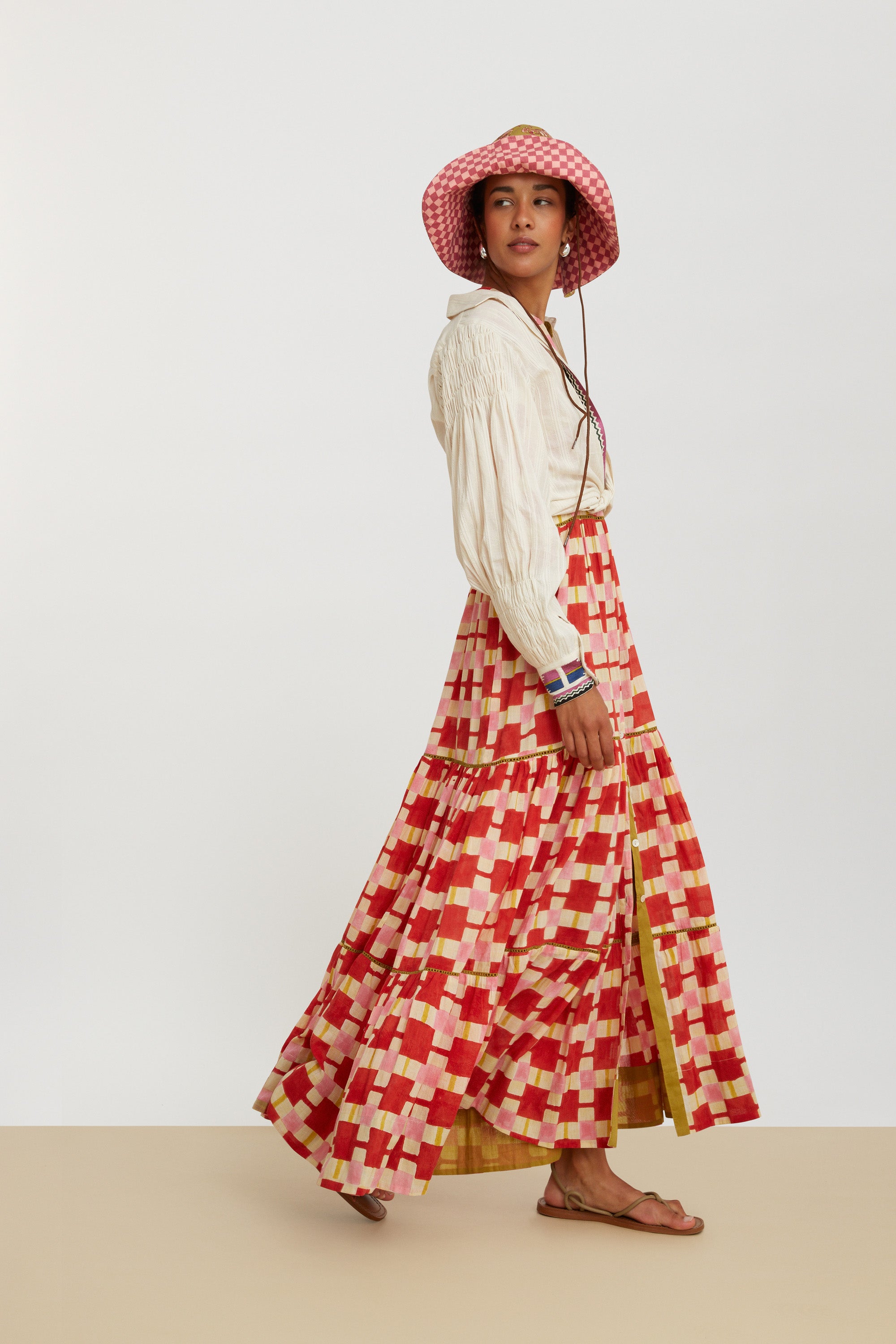 RECO PRIX : 162,5 // Rambagh Dress Chess Red