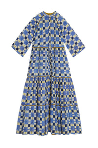 RECO PRIX : 162,5 // Rambagh Dress Chess Plumbago