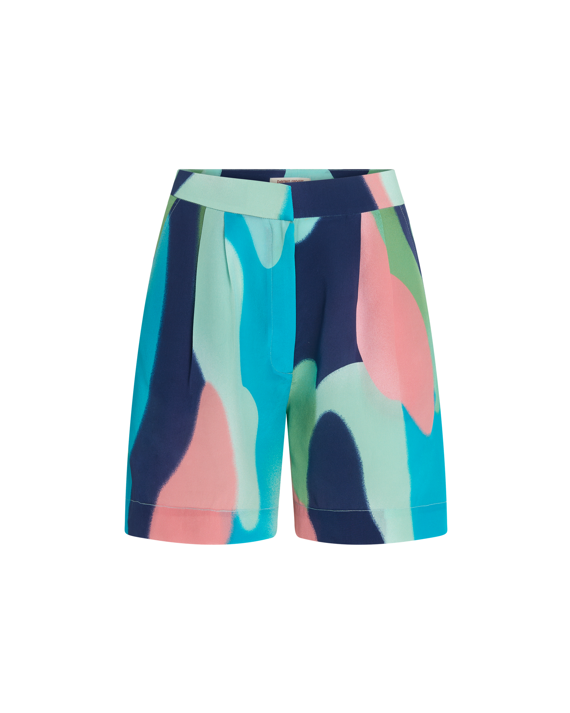 Tamu silk shorts - Blue