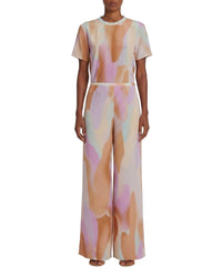 Blair silk trousers - Lilac