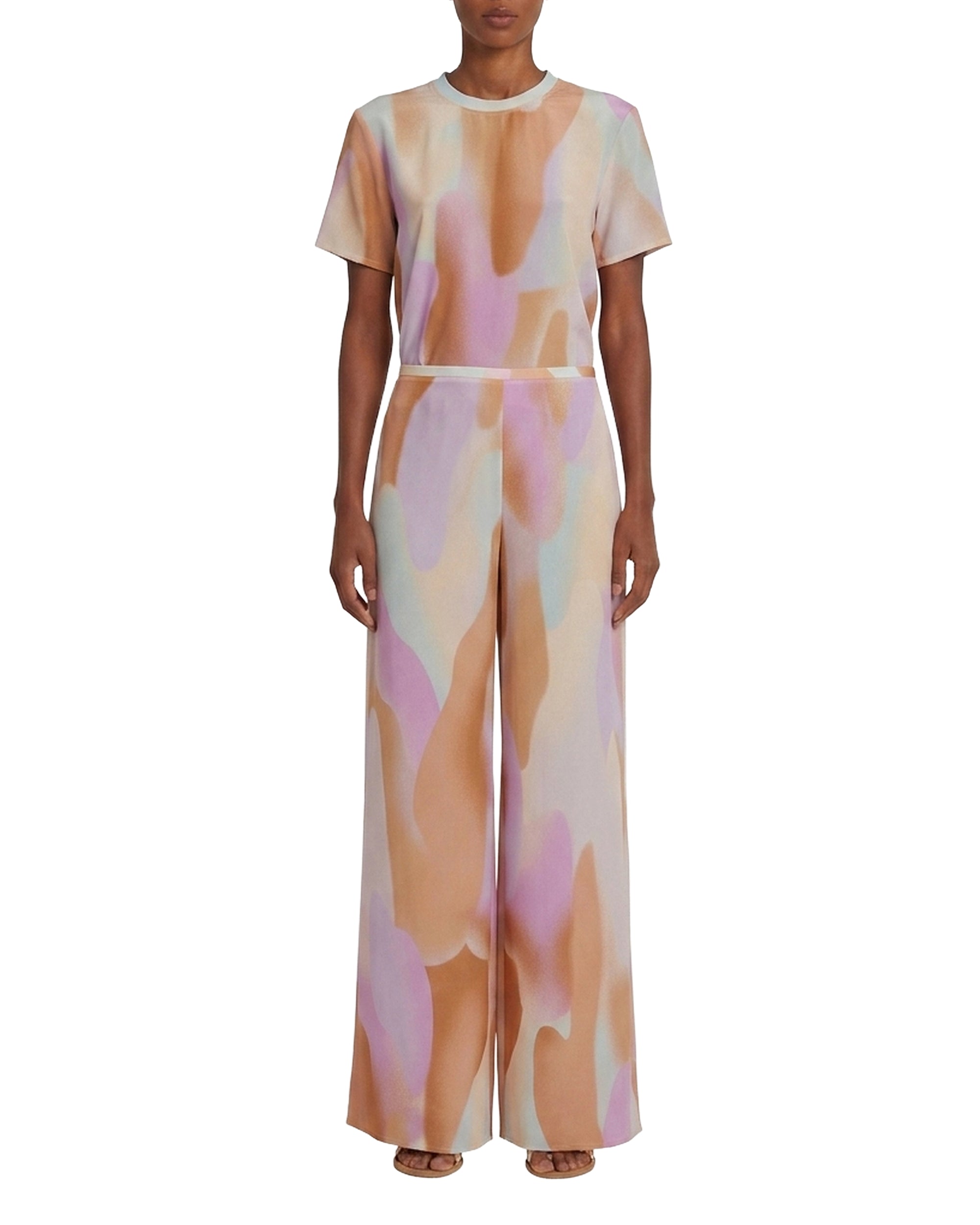 Blair silk trousers - Lilac