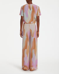 Blair silk trousers - Lilac