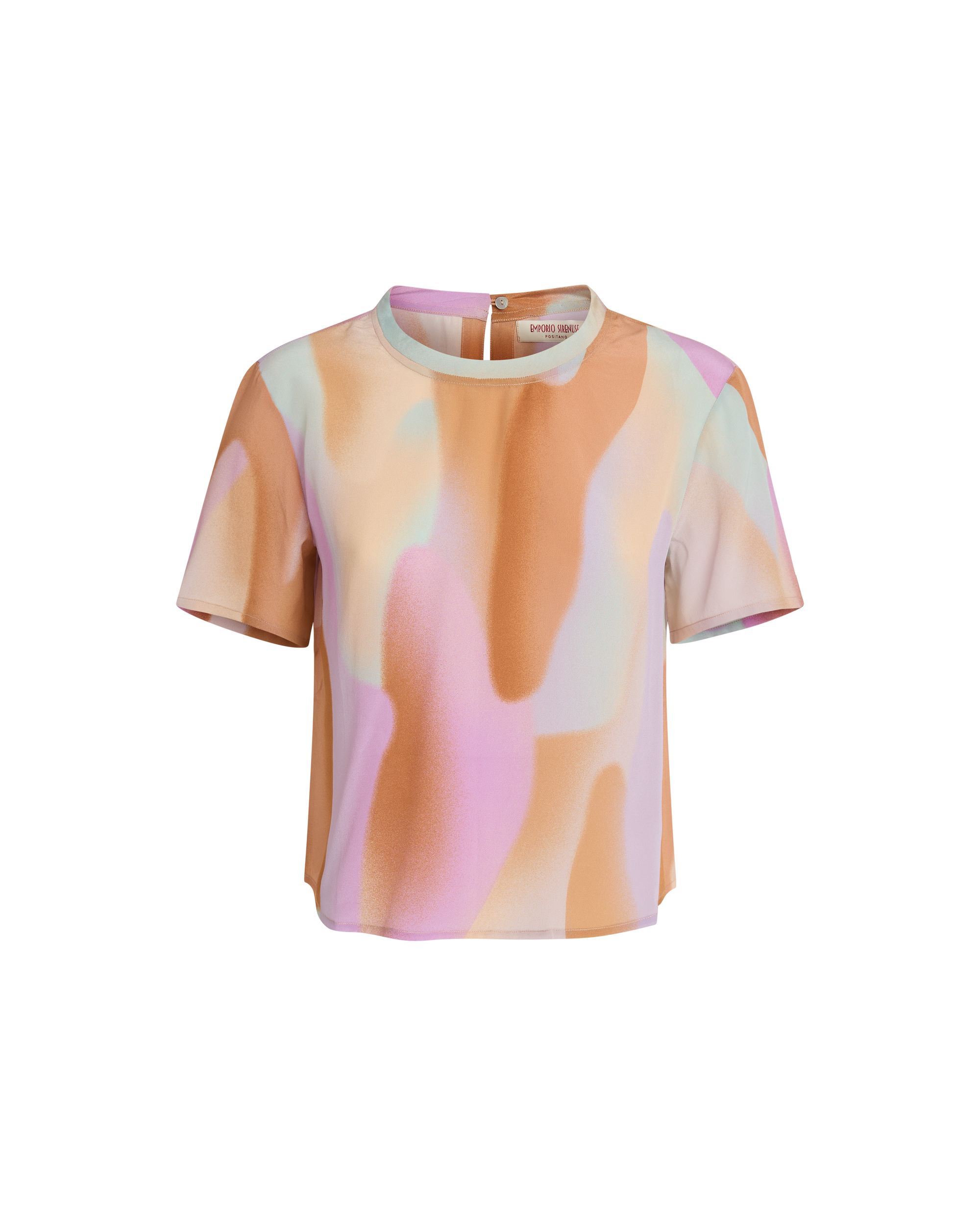 T-shirt Gabrielle en soie - Lilac