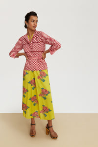 RECO PRIX : 140 // Saffron Kaftan Kimono Crisantemo Lemon