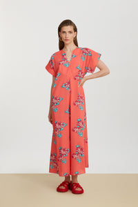 RECO PRIX : 140 // Saffron Kaftan Kimono Crisantemo Geranium