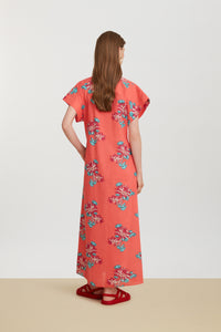 RECO PRIX : 140 // Saffron Kaftan Kimono Crisantemo Geranium