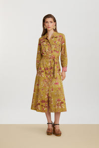 RECO PRIX : 225 // Saharian Dress Toile De Jouy Chutney