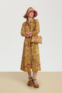 RECO PRIX : 225 // Saharian Dress Toile De Jouy Chutney