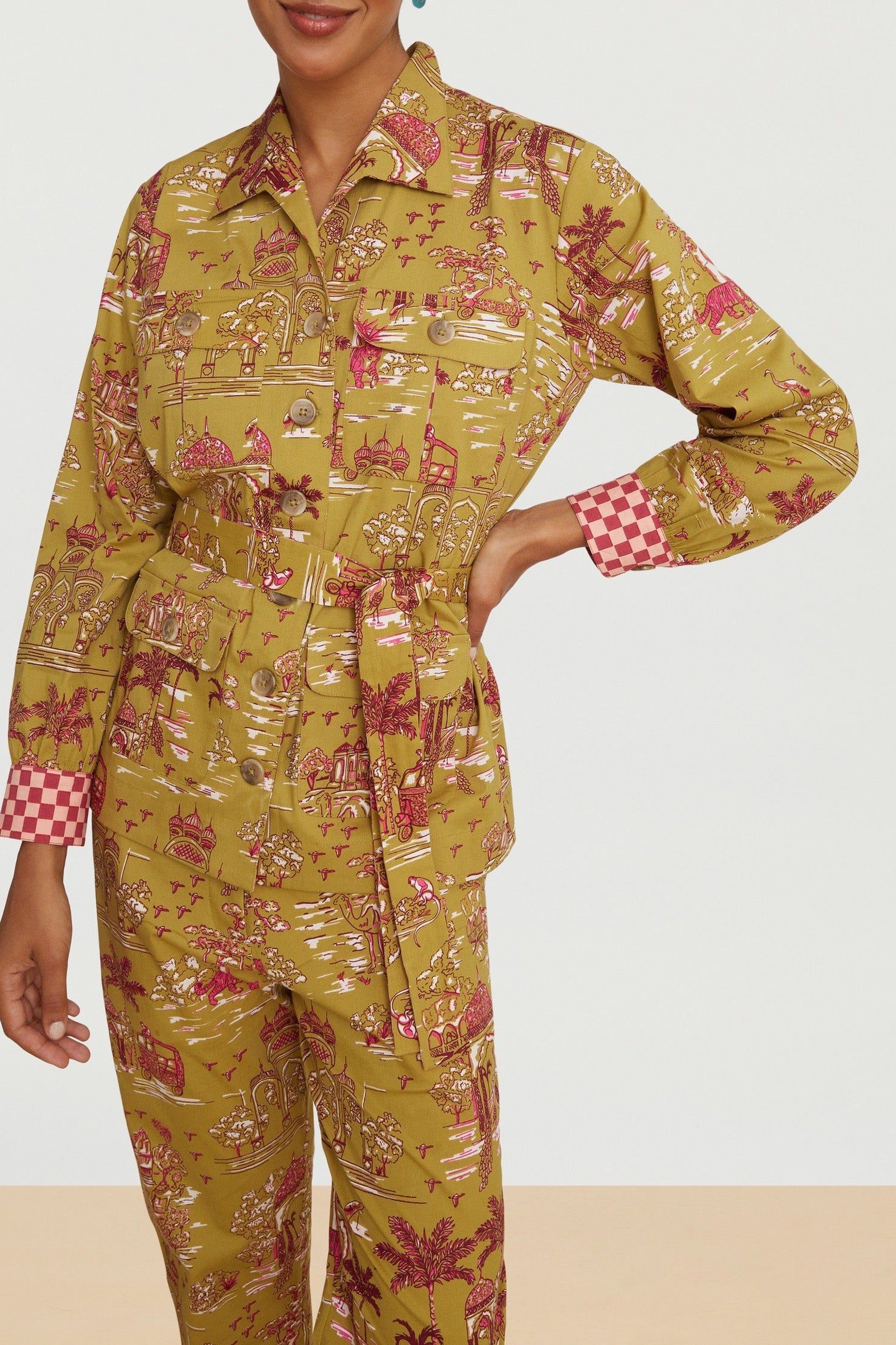 Saharian cotton jacket - Neutral