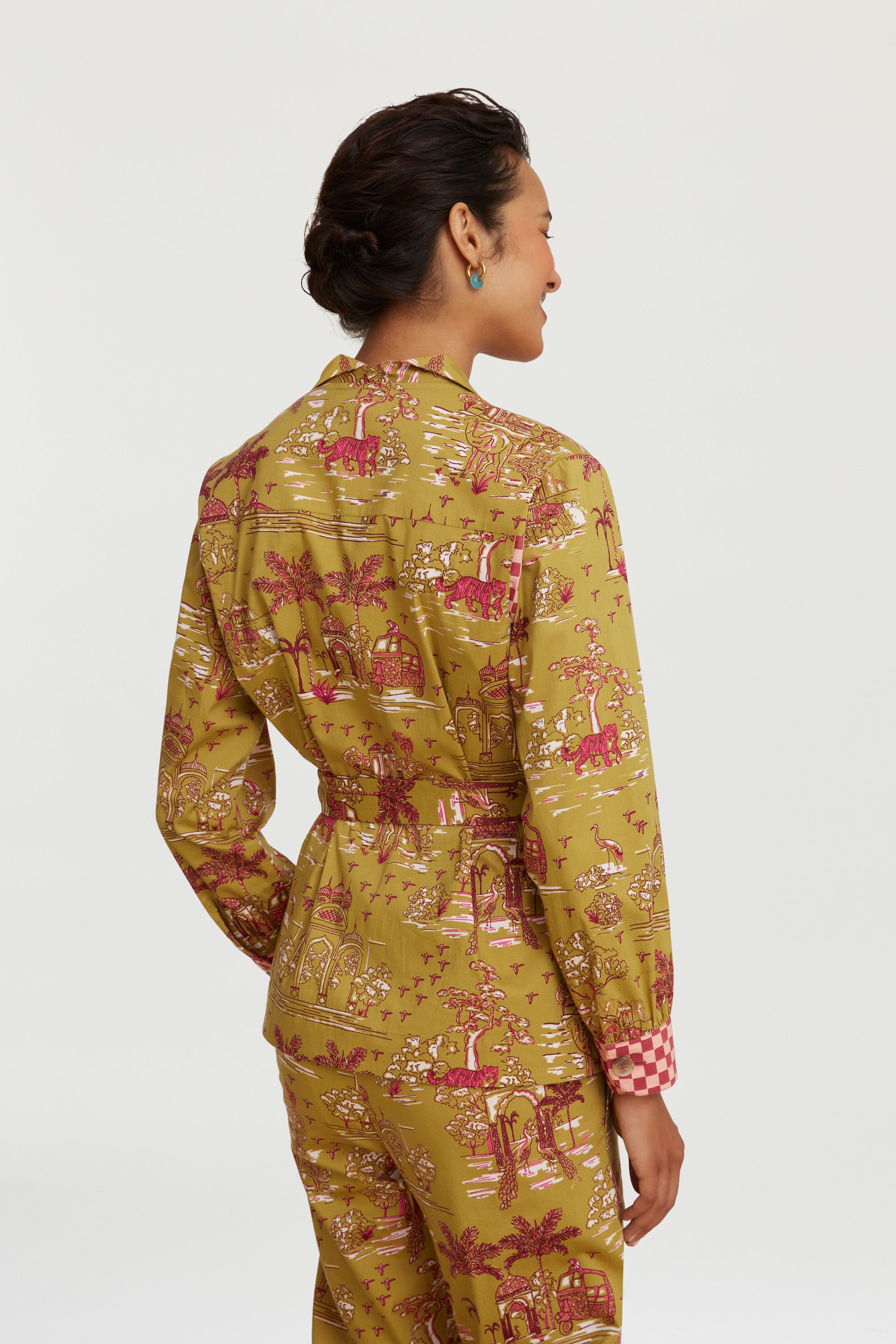 RECO PRIX : 175 // Saharian Jacket Toile De Jouy Chutney