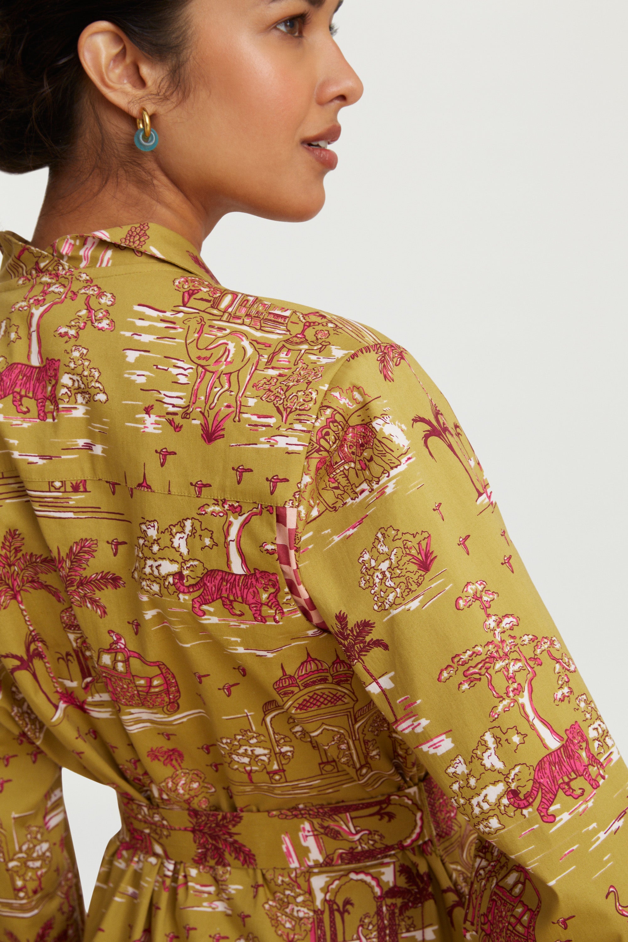 RECO PRIX : 175 // Saharian Jacket Toile De Jouy Chutney