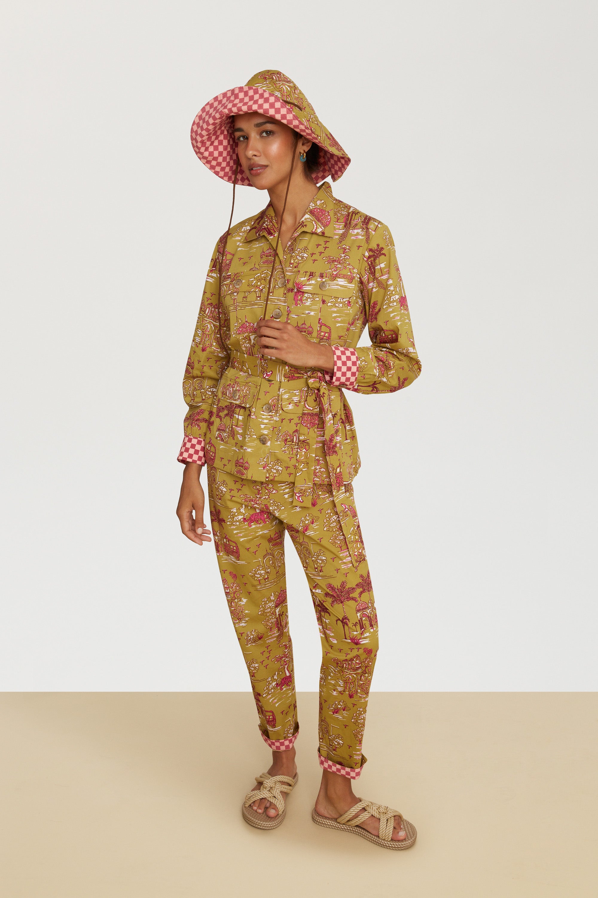 RECO PRIX : 175 // Saharian Jacket Toile De Jouy Chutney