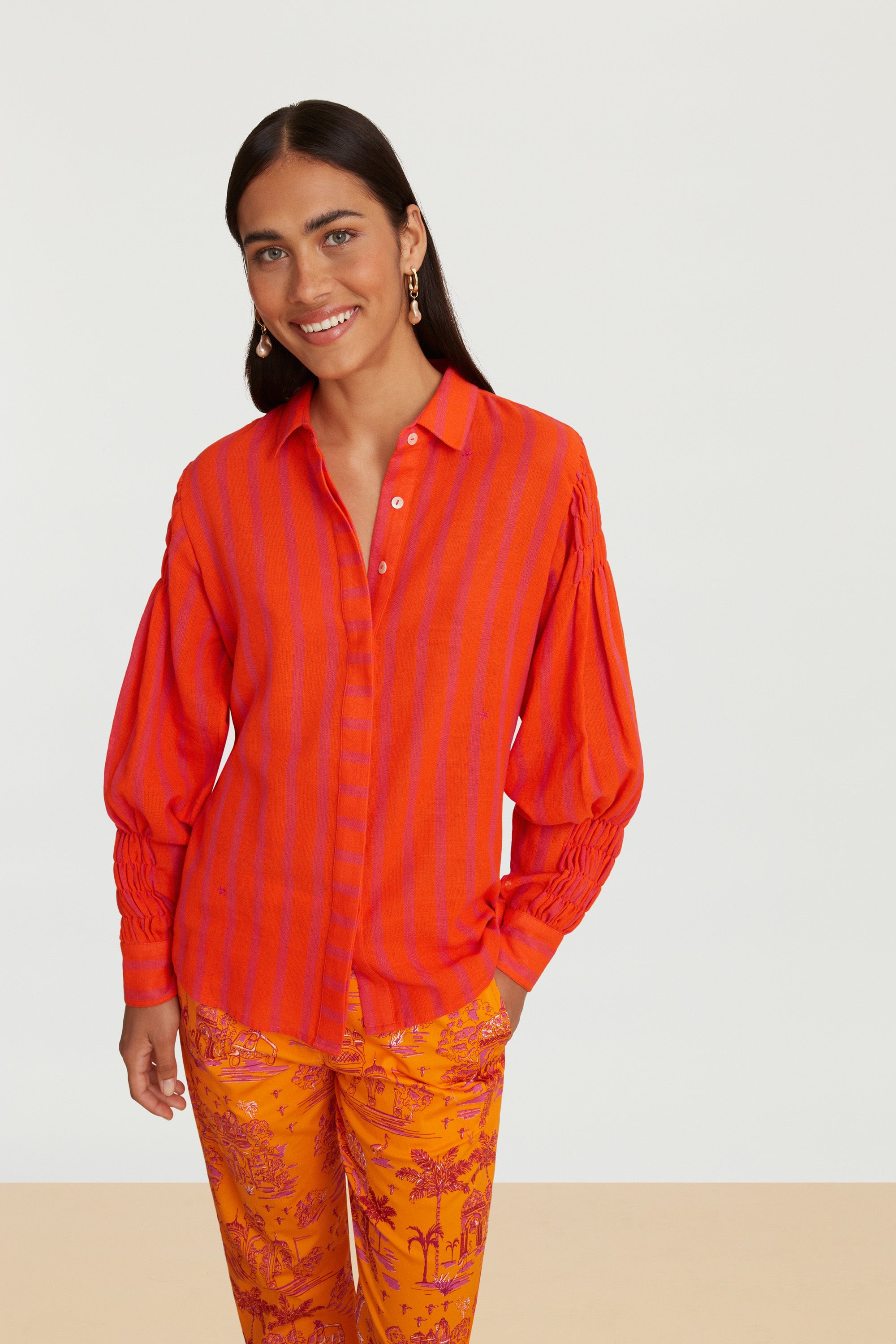 RECO PRIX : 130 // Savannah Shirt Susi Stripes Indored