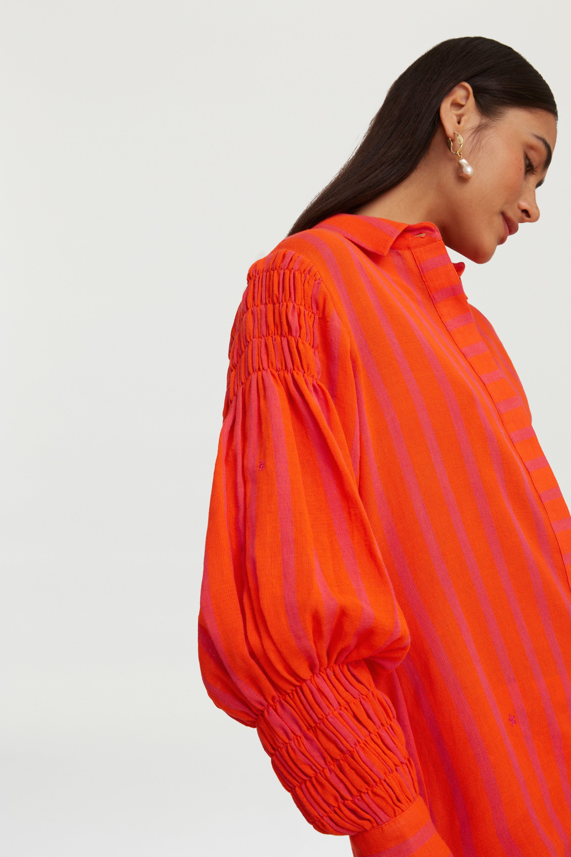 RECO PRIX : 130 // Savannah Shirt Susi Stripes Indored