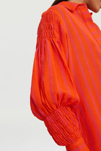 Savannah cotton shirt - Red