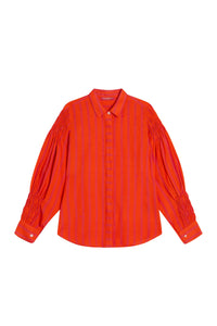 Savannah cotton shirt - Red