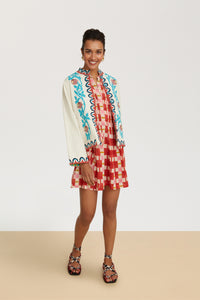 RECO PRIX : 135 // Teena Dress Chess Red