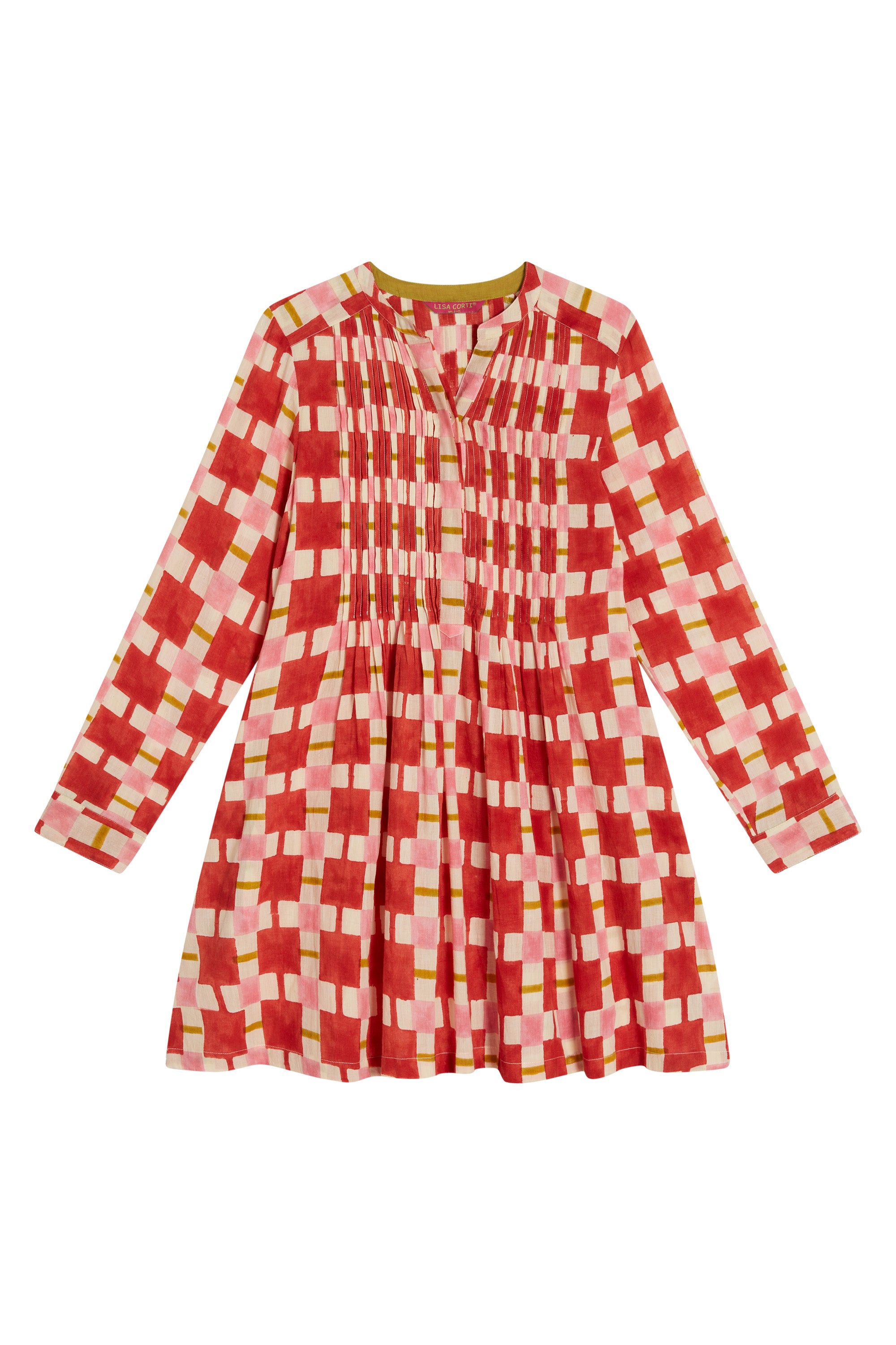 RECO PRIX : 135 // Teena Dress Chess Red