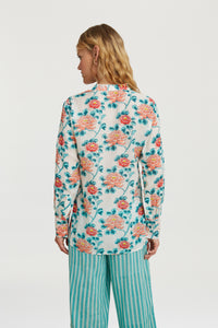 RECO PRIX : 115 // Tuc Tuc Shirt Missing Check Humayums Flower White