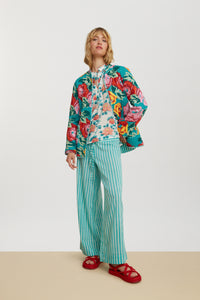 RECO PRIX : 115 // Tuc Tuc Shirt Missing Check Humayums Flower White