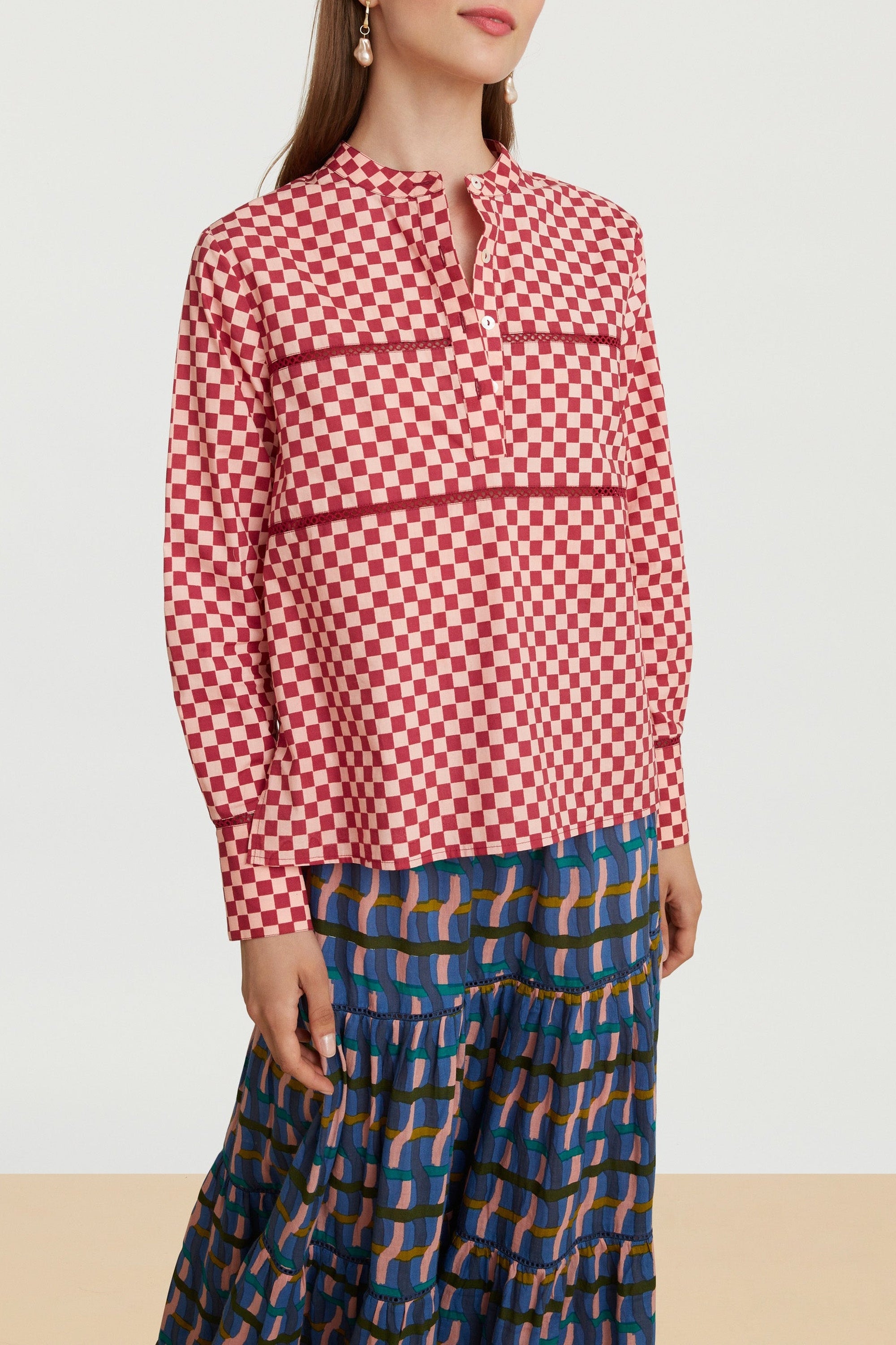 Tuc Tuc cotton shirt - Neutral