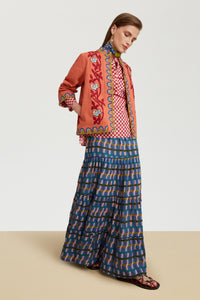 RECO PRIX : 115 // Tuc Tuc Shirt Saheli Checks Peach