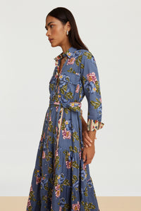 RECO PRIX : 162,5 // Tulsi Dress Amer Rose Greyblue