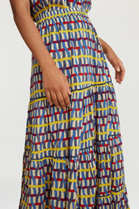 RECO PRIX : 140 // Tulsi Skirt Amer Strings Blue