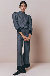 SPECKLED GREY // YOSHITOMO FLANNEL LACE