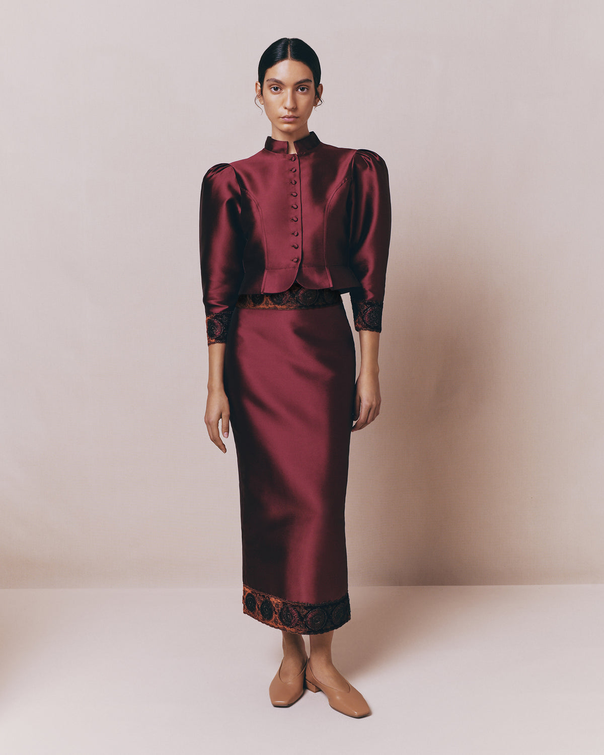 BURGUNDY // MONICA SMART LACE